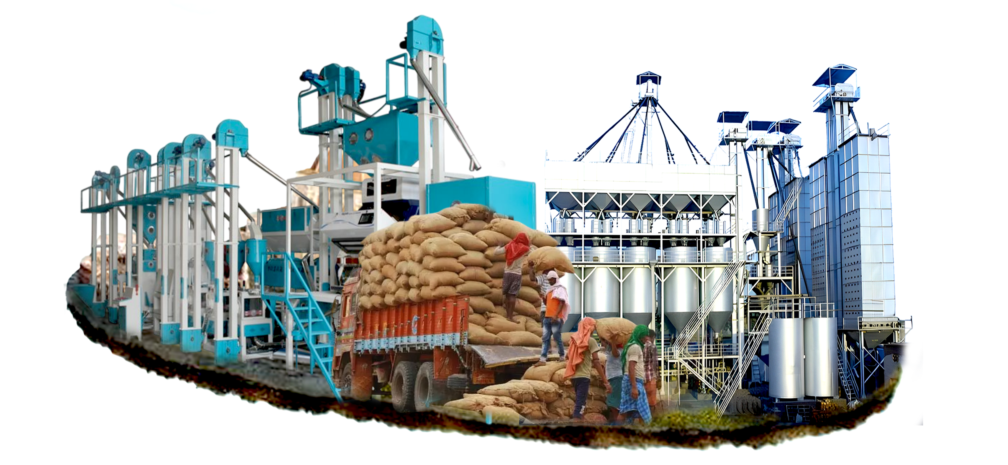 Rice mill machinery