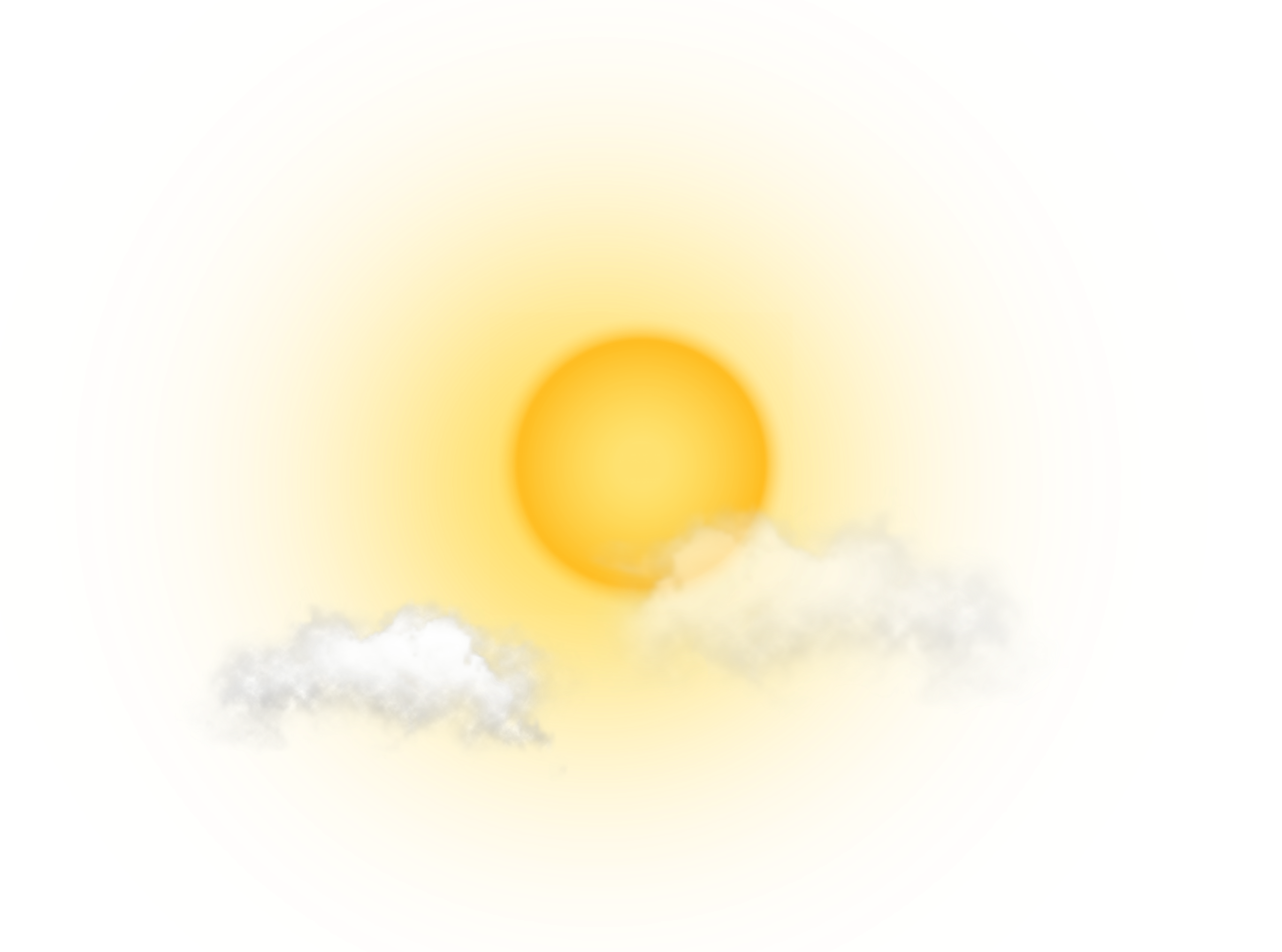 Sun and clouds